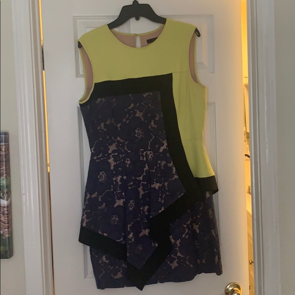 BCBG MAXAZARIA PEPLUM DRESS